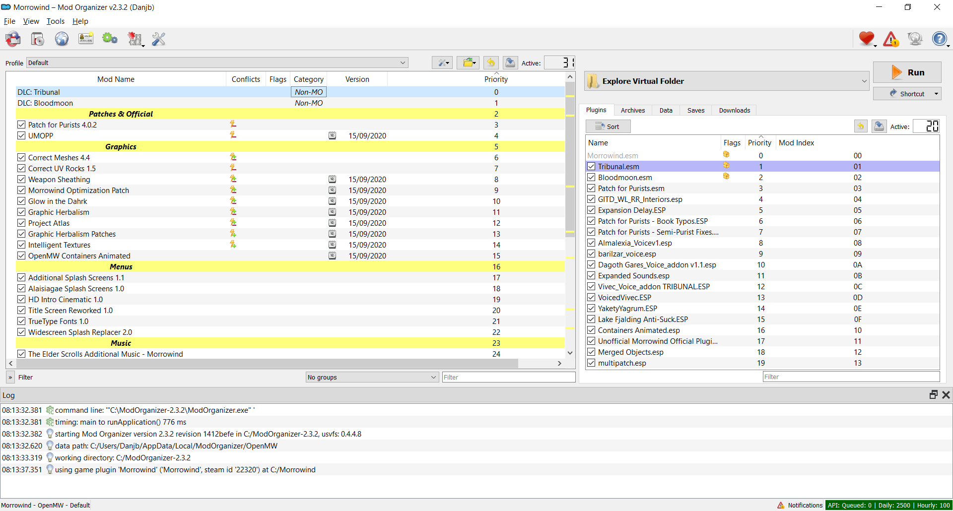 mod organizer with manager not working