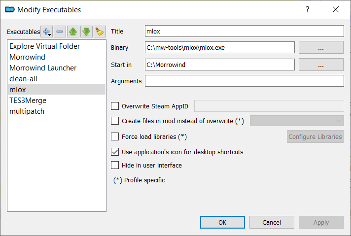 mod organizer 2 overwrite folder